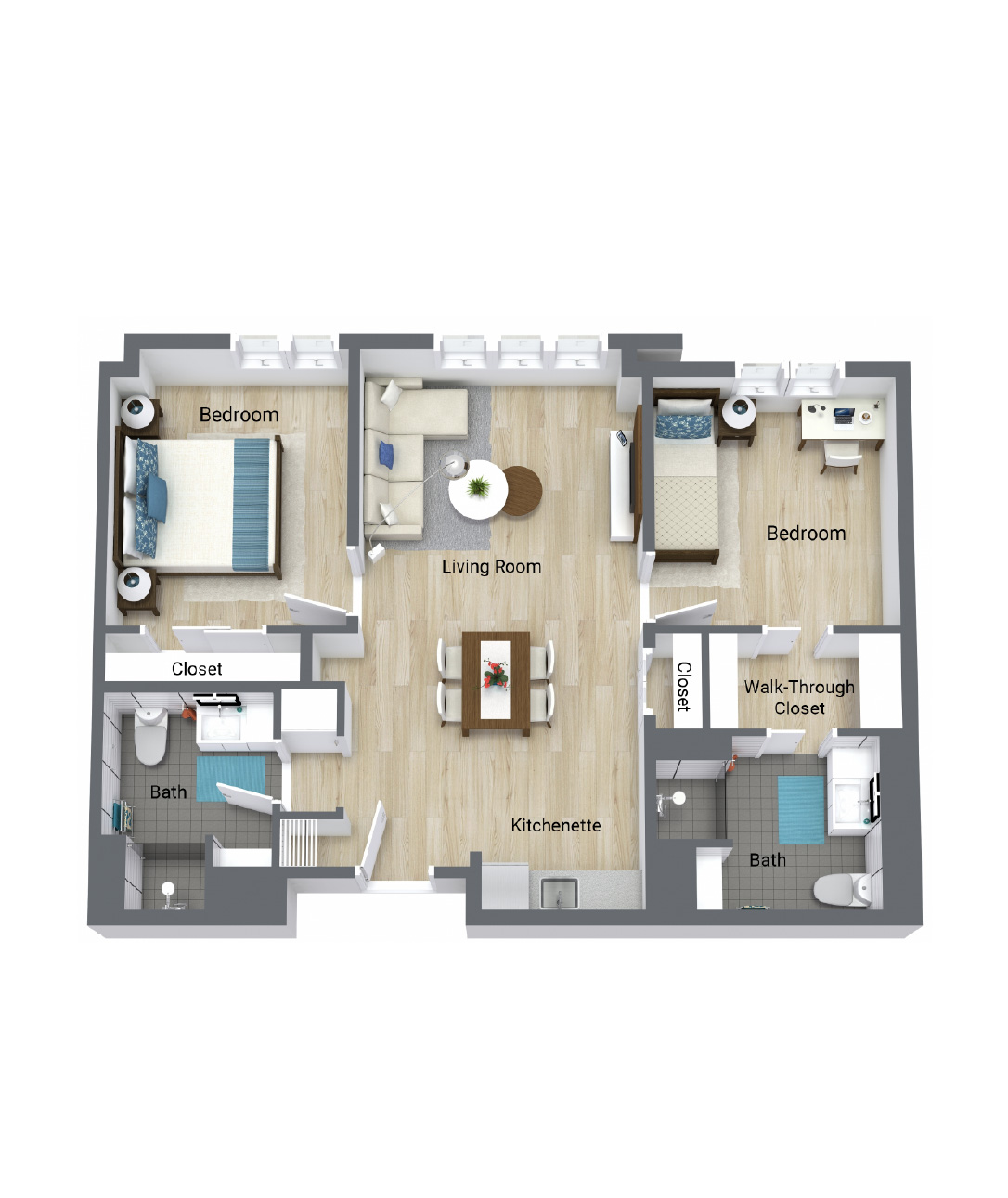 Layout 2bed C