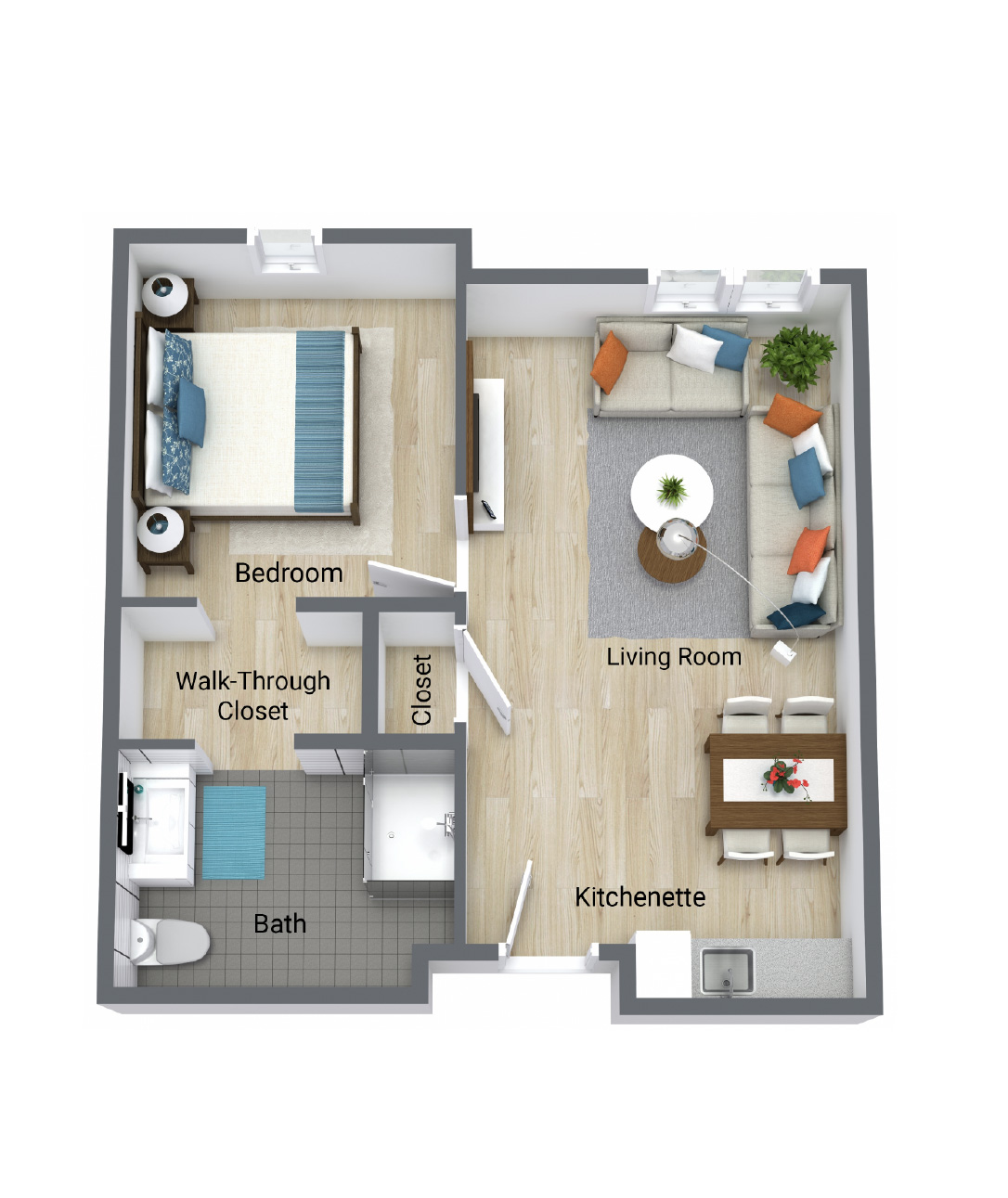 Layout Onebed